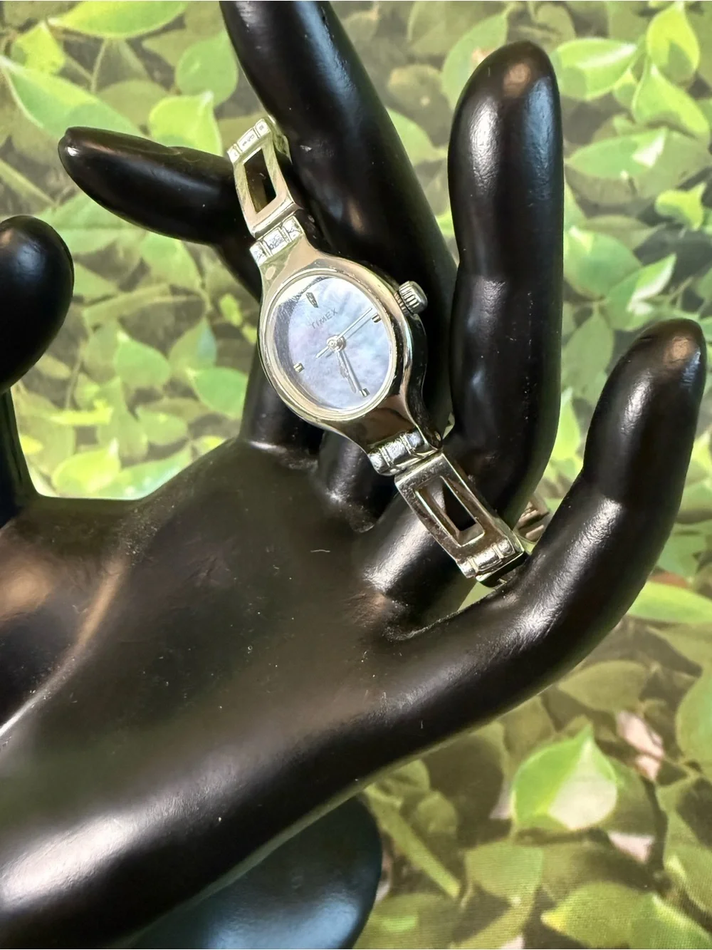 Timex Silver Watch and Link Bracelet